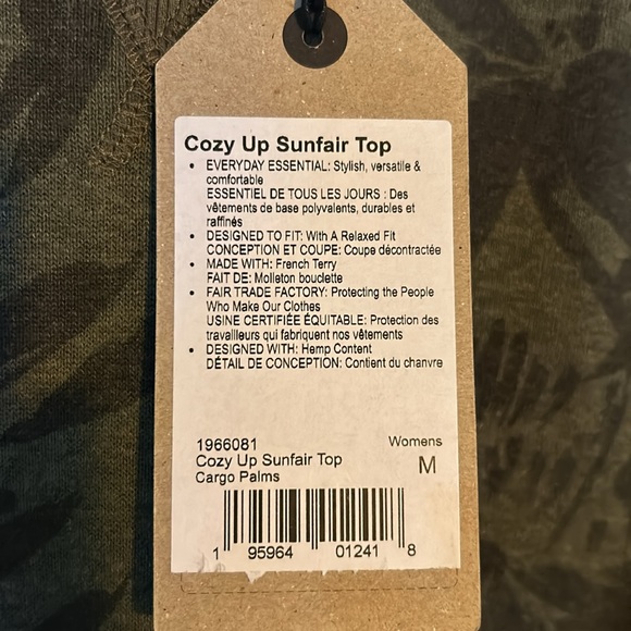 Prana Cozy Up Sunfair Top. NWT - Picture 6 of 10